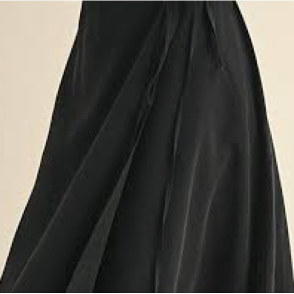 Miilla Clothing Black Maxi Skirt with Flowing Panels